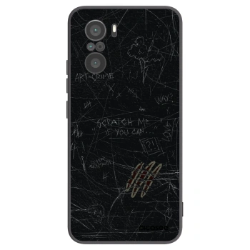 Picasee fekete szilikon tok az alábbi mobiltelefonokra Xiaomi Poco F3 - SCRATCH