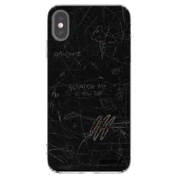 Picasee átlátszó szilikon tok az alábbi mobiltelefonokra Apple iPhone XS Max - SCRATCH