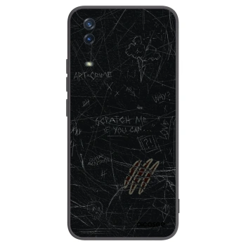 Picasee fekete szilikon tok az alábbi mobiltelefonokra Vivo Y11s - SCRATCH