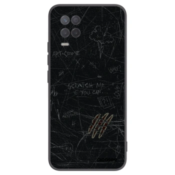 Picasee fekete szilikon tok az alábbi mobiltelefonokra Realme 8 5G - SCRATCH