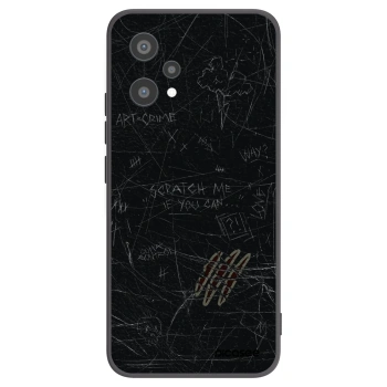 Picasee fekete szilikon tok az alábbi mobiltelefonokra Realme 9 Pro 5G - SCRATCH