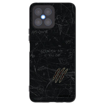 Picasee fekete szilikon tok az alábbi mobiltelefonokra Honor X8 4G - SCRATCH