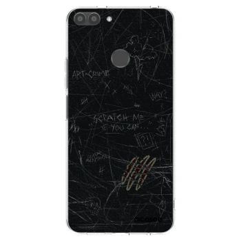 Picasee átlátszó szilikon tok az alábbi mobiltelefonokra Huawei P Smart - SCRATCH