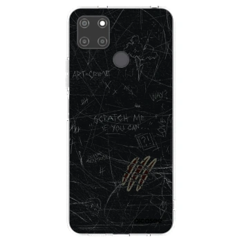 Picasee átlátszó szilikon tok az alábbi mobiltelefonokra Realme C21Y - SCRATCH
