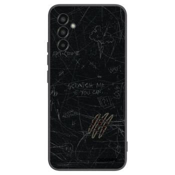 Picasee fekete szilikon tok az alábbi mobiltelefonokra Samsung Galaxy M13 M135F - SCRATCH