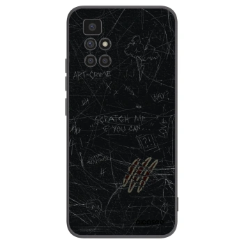 Picasee fekete szilikon tok az alábbi mobiltelefonokra Xiaomi Redmi 10 (2022) - SCRATCH