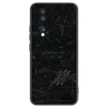 Picasee fekete szilikon tok az alábbi mobiltelefonokra Honor 70 - SCRATCH
