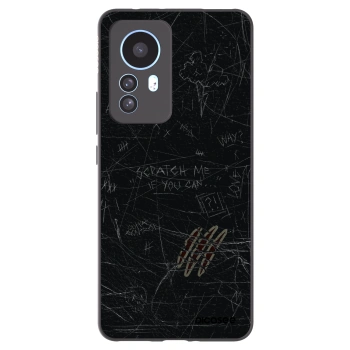 Picasee fekete szilikon tok az alábbi mobiltelefonokra Xiaomi 12T - SCRATCH
