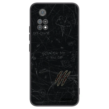 Picasee fekete szilikon tok az alábbi mobiltelefonokra Xiaomi Poco M4 Pro - SCRATCH