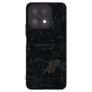 Picasee fekete szilikon tok az alábbi mobiltelefonokra Honor X8a - SCRATCH