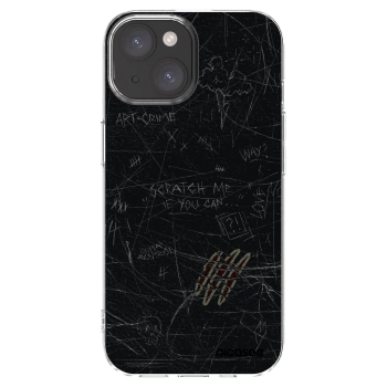 Picasee átlátszó szilikon tok az alábbi mobiltelefonokra Apple iPhone 15 - SCRATCH