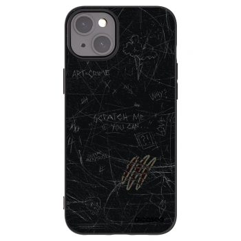 Picasee fekete szilikon tok az alábbi mobiltelefonokra Apple iPhone 15 Plus - SCRATCH