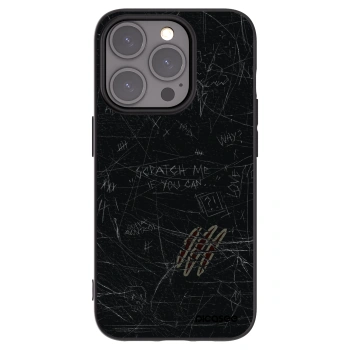 Picasee fekete szilikon tok az alábbi mobiltelefonokra Apple iPhone 15 Pro - SCRATCH