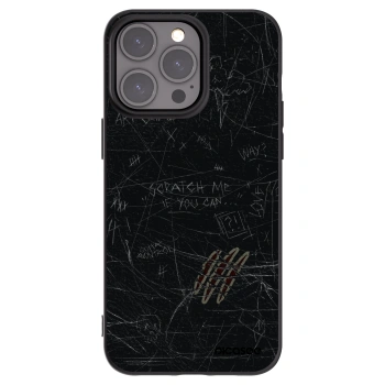 Picasee fekete szilikon tok az alábbi mobiltelefonokra Apple iPhone 15 Pro Max - SCRATCH