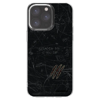 Picasee átlátszó szilikon tok az alábbi mobiltelefonokra Apple iPhone 15 Pro Max - SCRATCH