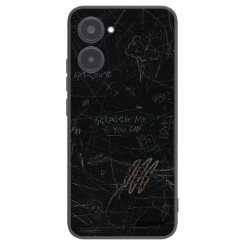Picasee fekete szilikon tok az alábbi mobiltelefonokra Realme 10 4G - SCRATCH