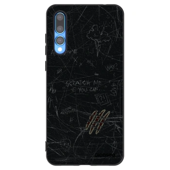 Picasee fekete szilikon tok az alábbi mobiltelefonokra Huawei P20 Pro - SCRATCH