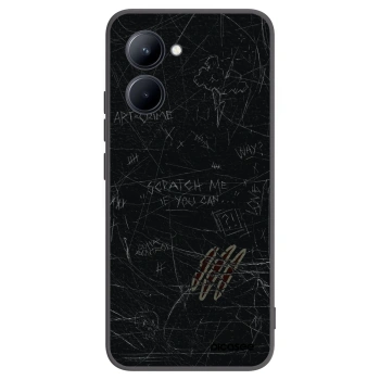 Picasee fekete szilikon tok az alábbi mobiltelefonokra Realme C33 (2023) - SCRATCH