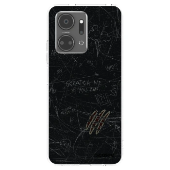 Picasee átlátszó szilikon tok az alábbi mobiltelefonokra Honor X7a - SCRATCH