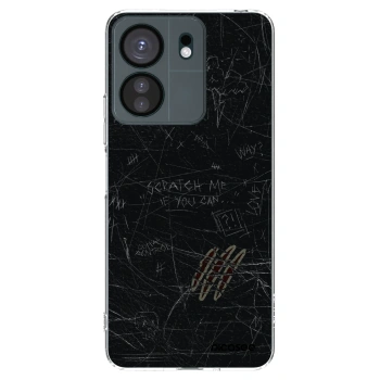 Picasee átlátszó szilikon tok az alábbi mobiltelefonokra Xiaomi Redmi 13C 4G - SCRATCH