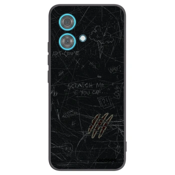Picasee fekete szilikon tok az alábbi mobiltelefonokra Motorola Edge 40 Neo - SCRATCH
