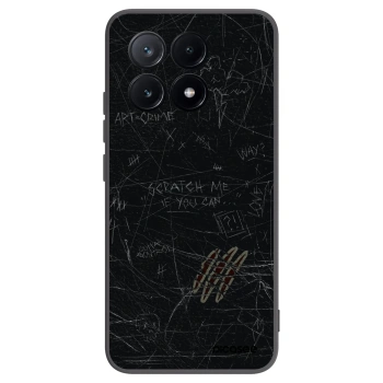 Picasee fekete szilikon tok az alábbi mobiltelefonokra Xiaomi Poco X6 Pro - SCRATCH