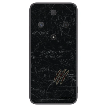 Picasee fekete szilikon tok az alábbi mobiltelefonokra Honor Magic6 Lite 5G - SCRATCH