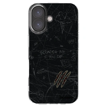 Picasee átlátszó szilikon tok az alábbi mobiltelefonokra Apple iPhone 16 - SCRATCH