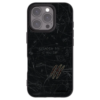 Picasee fekete szilikon tok az alábbi mobiltelefonokra Apple iPhone 16 Pro - SCRATCH