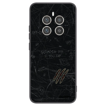 Picasee fekete szilikon tok az alábbi mobiltelefonokra Realme 12 Pro 5G - SCRATCH
