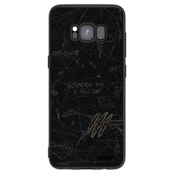 Picasee fekete szilikon tok az alábbi mobiltelefonokra Samsung Galaxy S8 G950F - SCRATCH