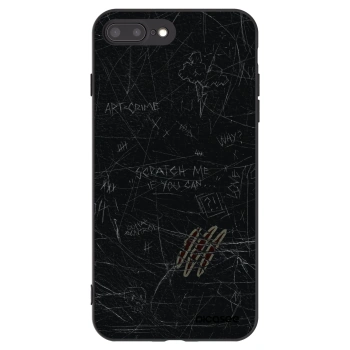 Picasee fekete szilikon tok az alábbi mobiltelefonokra Apple iPhone 7 Plus - SCRATCH