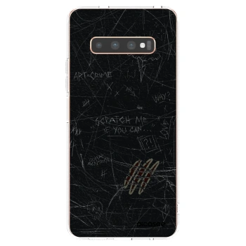 Picasee átlátszó szilikon tok az alábbi mobiltelefonokra Samsung Galaxy S10 Plus G975 - SCRATCH