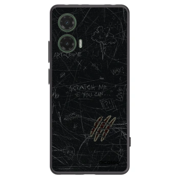 Picasee fekete szilikon tok az alábbi mobiltelefonokra Motorola Moto G35 5G - SCRATCH