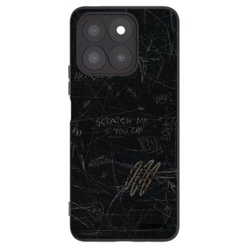 Picasee fekete szilikon tok az alábbi mobiltelefonokra Honor X8c - SCRATCH