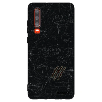 Picasee fekete szilikon tok az alábbi mobiltelefonokra Huawei P30 - SCRATCH