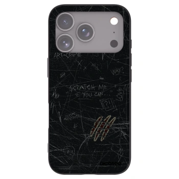 Picasee fekete szilikon tok az alábbi mobiltelefonokra Apple iPhone 17 Pro - SCRATCH