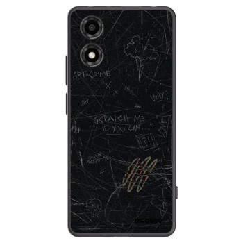 Picasee fekete szilikon tok az alábbi mobiltelefonokra Motorola Moto E14 - SCRATCH