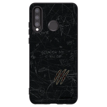 Picasee fekete szilikon tok az alábbi mobiltelefonokra Huawei P30 Lite - SCRATCH