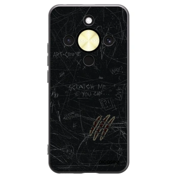 Picasee fekete szilikon tok az alábbi mobiltelefonokra Honor Magic8 Lite 5G - SCRATCH