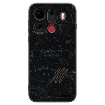 Picasee fekete szilikon tok az alábbi mobiltelefonokra OPPO Find X9 Pro - SCRATCH