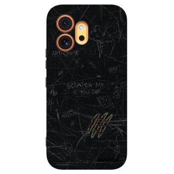 Picasee fekete szilikon tok az alábbi mobiltelefonokra Honor 600 - SCRATCH
