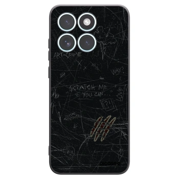 Picasee fekete szilikon tok az alábbi mobiltelefonokra Motorola Edge 70 Fusion - SCRATCH