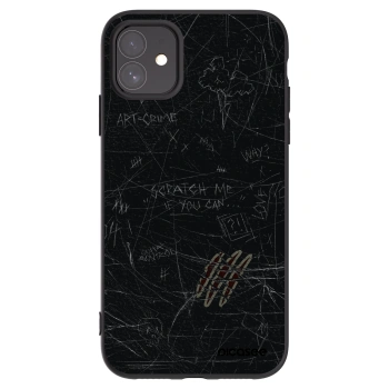Picasee fekete szilikon tok az alábbi mobiltelefonokra Apple iPhone 11 - SCRATCH