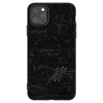 Picasee fekete szilikon tok az alábbi mobiltelefonokra Apple iPhone 11 Pro Max - SCRATCH