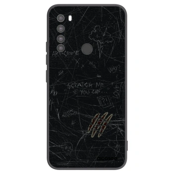 Picasee fekete szilikon tok az alábbi mobiltelefonokra Xiaomi Redmi Note 8 - SCRATCH