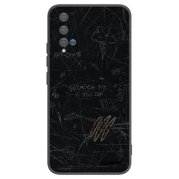 Picasee fekete szilikon tok az alábbi mobiltelefonokra Huawei Nova 5T - SCRATCH