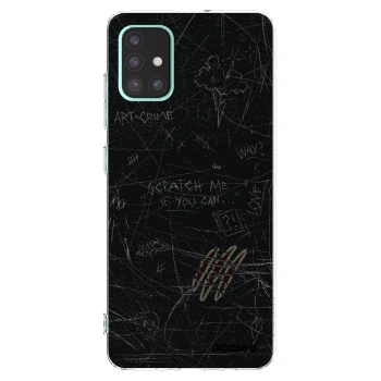 Picasee átlátszó szilikon tok az alábbi mobiltelefonokra Samsung Galaxy A51 A515F - SCRATCH
