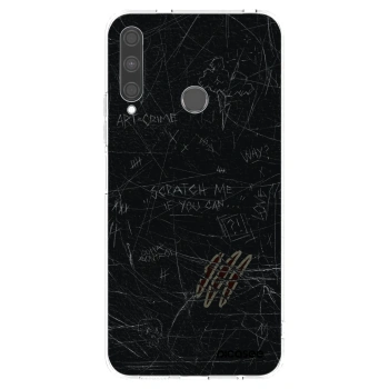 Picasee átlátszó szilikon tok az alábbi mobiltelefonokra Huawei P40 Lite E - SCRATCH