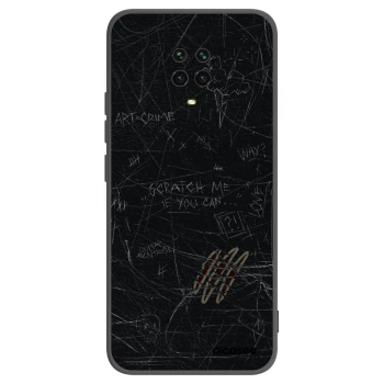 Picasee fekete szilikon tok az alábbi mobiltelefonokra Xiaomi Redmi Note 9 Pro - SCRATCH